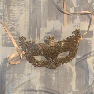 Rose Gold Masquerade Mask